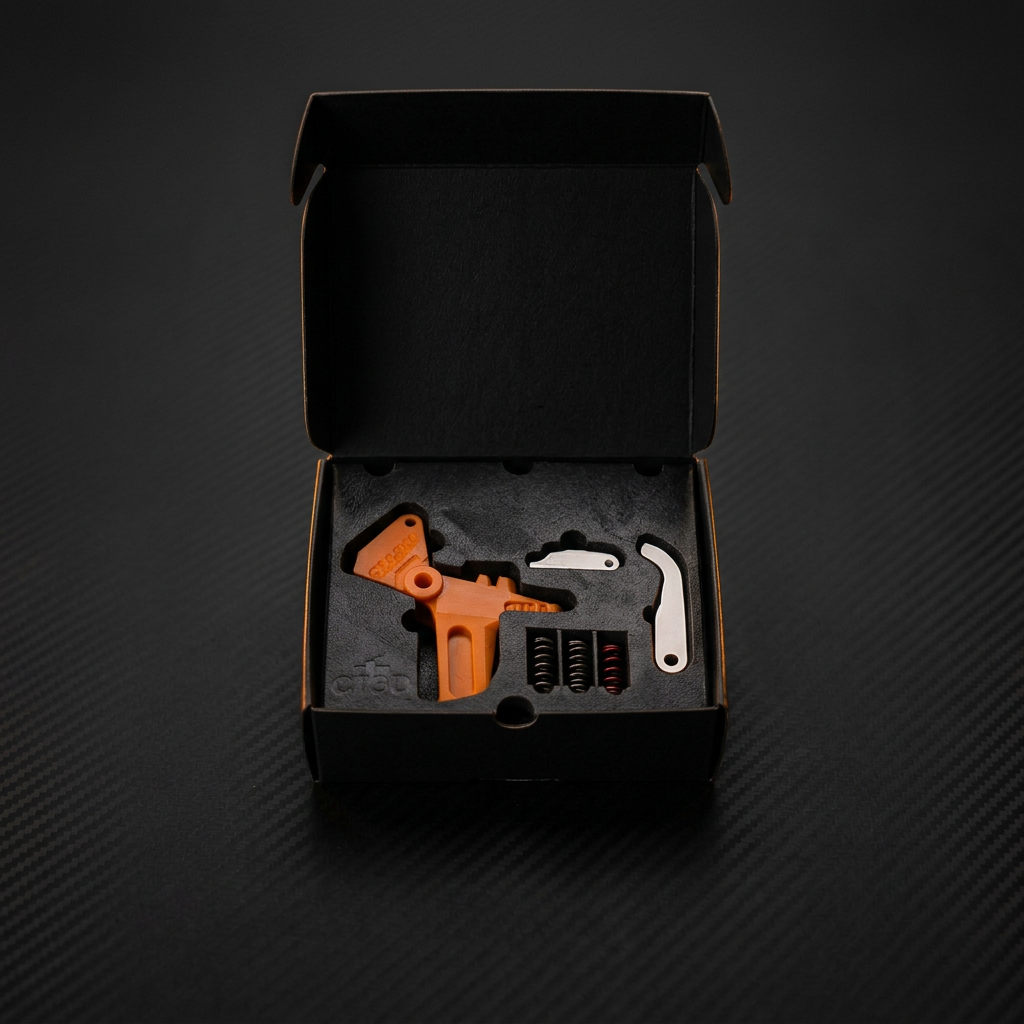 AXIOM 2011 Flat Trigger Kit packaging contents